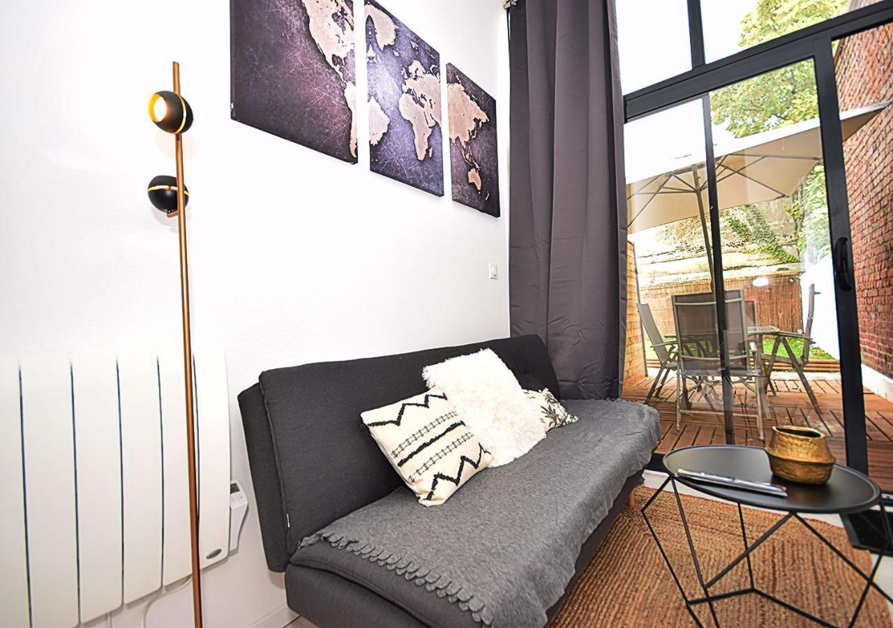 Hyper Centre Valenciennes - Wifi - Terrasse - Tramway - Lerelaisdodile2 Exterior foto